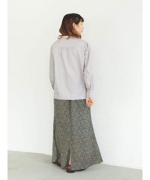 SLURR（スラ―）の「ピンタックフリルパフスリーブブラウス（シャツ/ブラウス・レディース・ブラック/オフホワイト/ブルー系その他7・FREE）」の9枚目の写真