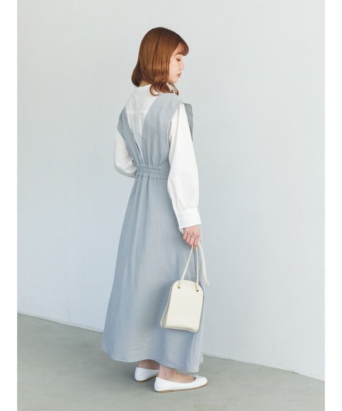 SLURR（スラ―）の「ピンタックフリルパフスリーブブラウス（シャツ/ブラウス・レディース・ブラック/オフホワイト/ブルー系その他7・FREE）」の14枚目の写真