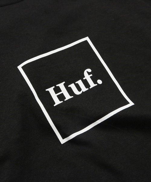 HUF（ハフ）の「HUF/ハフ DOMESTIC L/S TEE ボックスロゴ ロンT オーバーサイズ ユニセックス ストリート（Tシャツ/カットソー・メンズ・ホワイト/ブラック/グレー・S/M/L/XL）」の12枚目の写真