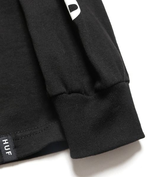 HUF（ハフ）の「HUF/ハフ DOMESTIC L/S TEE ボックスロゴ ロンT オーバーサイズ ユニセックス ストリート（Tシャツ/カットソー・メンズ・ホワイト/ブラック/グレー・S/M/L/XL）」の14枚目の写真