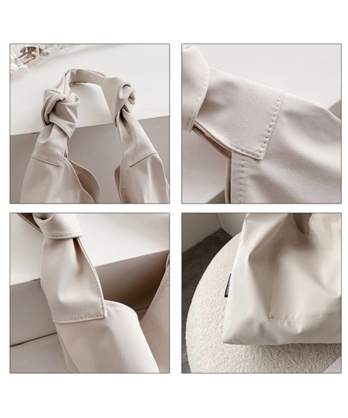 Anuenue（アヌエヌエ）の「ナイロンツイストショルダーバッグ（トートバッグ・レディース・ブラック/ベージュ/ブルー/グリーン・FREE）」の10枚目の写真