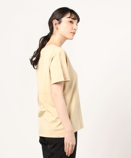 BILLABONG(ビラボン)の「BILLABONG/ビラボン ルーズシルエット ロゴTシャツ BB013-210(Tシャツ/カットソー・レディース・ホワイト/ブルー/パープル/ベージュ・M/L)」の6枚目の写真