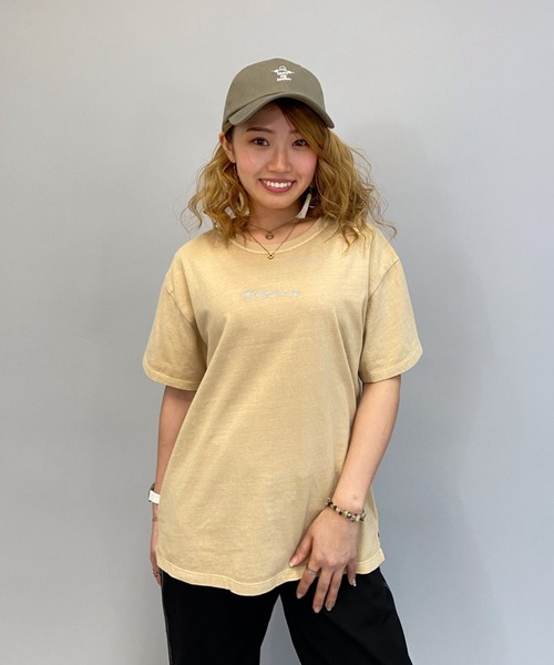 BILLABONG(ビラボン)の「BILLABONG/ビラボン ルーズシルエット ロゴTシャツ BB013-210(Tシャツ/カットソー・レディース・ホワイト/ブルー/パープル/ベージュ・M/L)」の3枚目の写真