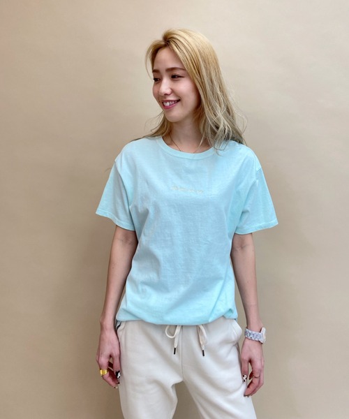 BILLABONG(ビラボン)の「BILLABONG/ビラボン ルーズシルエット ロゴTシャツ BB013-210(Tシャツ/カットソー・レディース・ホワイト/ブルー/パープル/ベージュ・M/L)」の14枚目の写真