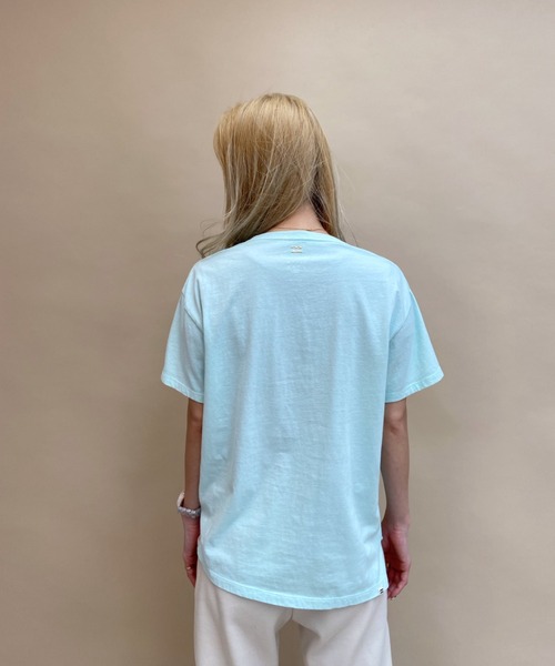 BILLABONG(ビラボン)の「BILLABONG/ビラボン ルーズシルエット ロゴTシャツ BB013-210(Tシャツ/カットソー・レディース・ホワイト/ブルー/パープル/ベージュ・M/L)」の15枚目の写真