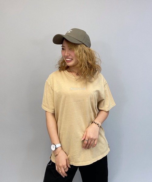 BILLABONG(ビラボン)の「BILLABONG/ビラボン ルーズシルエット ロゴTシャツ BB013-210(Tシャツ/カットソー・レディース・ホワイト/ブルー/パープル/ベージュ・M/L)」の7枚目の写真