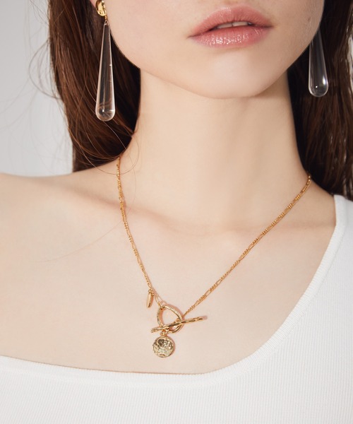 EIMY ISTOIRE（エイミーイストワール）の「ウェイビートップネックレス（ネックレス・レディース・シルバー/ゴールド・FREE）」の12枚目の写真