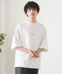 Alpinus | Alpinus - logo embroidery loose drape cut and sew / ロゴ刺繍ルーズドレープカットソー(Tシャツ/カットソー)