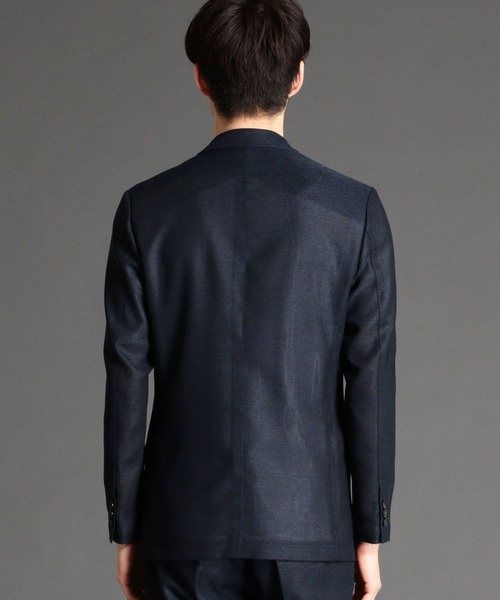 NICOLE CLUB FOR MEN（ニコルクラブフォーメン）の「ストレッチカラミジャケット（テーラードジャケット・メンズ・ライトグレー/チャコールグレー/ネイビー・X-LARGE/LARGE/XX-LARGE/MEDIUM）」の10枚目の写真