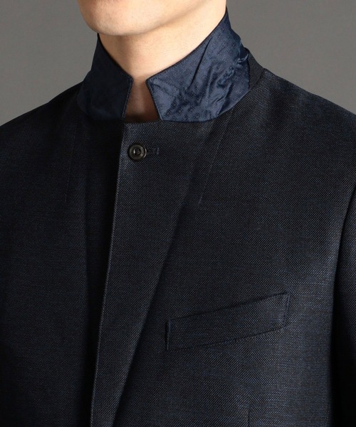 NICOLE CLUB FOR MEN（ニコルクラブフォーメン）の「ストレッチカラミジャケット（テーラードジャケット・メンズ・ライトグレー/チャコールグレー/ネイビー・X-LARGE/LARGE/XX-LARGE/MEDIUM）」の13枚目の写真