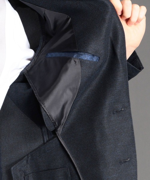 NICOLE CLUB FOR MEN（ニコルクラブフォーメン）の「ストレッチカラミジャケット（テーラードジャケット・メンズ・ライトグレー/チャコールグレー/ネイビー・X-LARGE/LARGE/XX-LARGE/MEDIUM）」の11枚目の写真