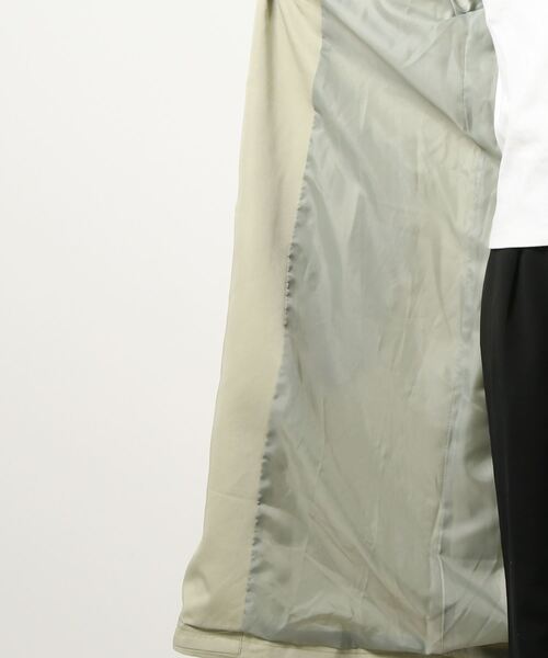 Te chichi（テチチ）の「ノーカラーロングトレンチコート（トレンチコート・レディース・ベージュ/キナリ/グリーン・ﾌﾘ-）」の5枚目の写真