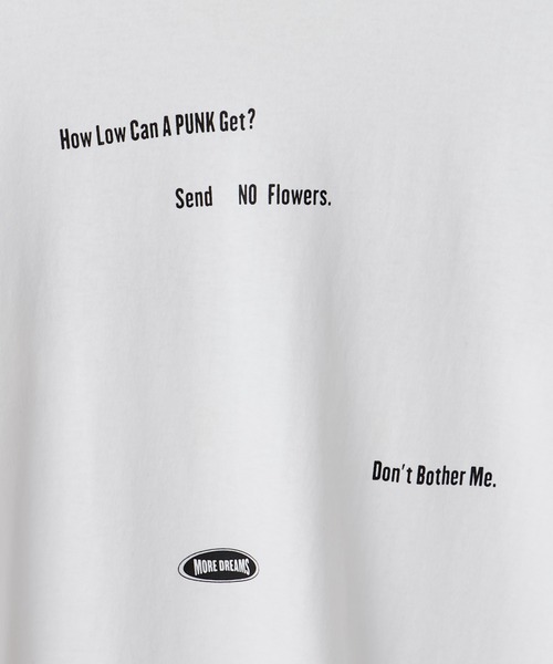 CIAOPANIC（チャオパニック）の「◎【STREET DREAMS×CIAOPANIC】DON7T BOTHER ME S/S TEE /半袖プリントTシャツ（Tシャツ/カットソー・メンズ・ホワイト/ブルー/ブラック・X-LARGE/SMALL/MEDIUM/LARGE）」の9枚目の写真