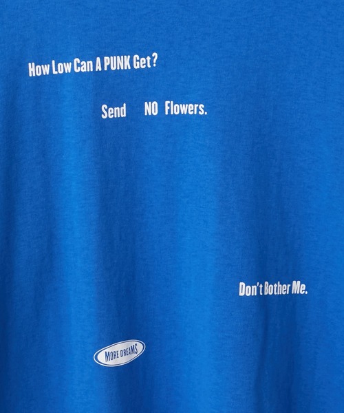 CIAOPANIC（チャオパニック）の「◎【STREET DREAMS×CIAOPANIC】DON7T BOTHER ME S/S TEE /半袖プリントTシャツ（Tシャツ/カットソー・メンズ・ホワイト/ブルー/ブラック・X-LARGE/SMALL/MEDIUM/LARGE）」の12枚目の写真
