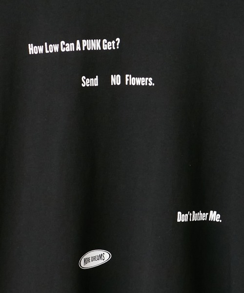 CIAOPANIC（チャオパニック）の「◎【STREET DREAMS×CIAOPANIC】DON7T BOTHER ME S/S TEE /半袖プリントTシャツ（Tシャツ/カットソー・メンズ・ホワイト/ブルー/ブラック・X-LARGE/SMALL/MEDIUM/LARGE）」の15枚目の写真