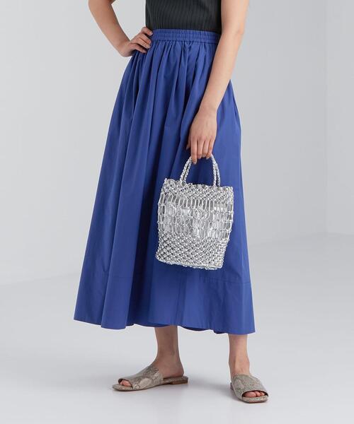 green label relaxing（グリーンレーベルリラクシング）の「CFC タイプライター ボリューム スカート（スカート・レディース・ベージュ/オレンジ/その他1/ロイヤルブルー・FREE）」の3枚目の写真