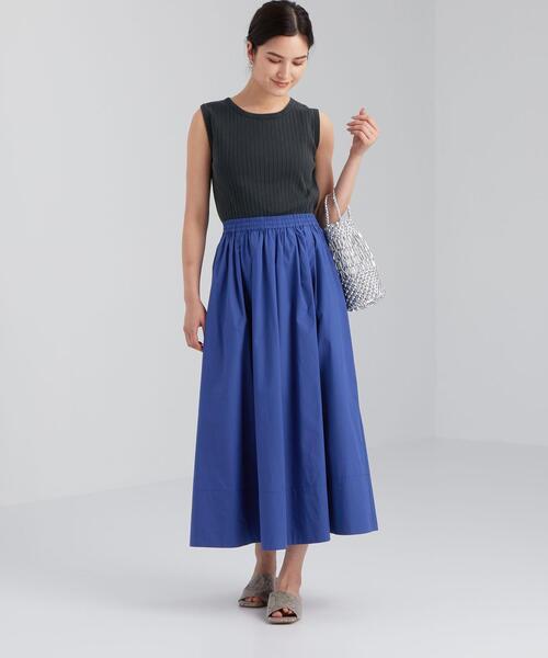 green label relaxing（グリーンレーベルリラクシング）の「CFC タイプライター ボリューム スカート（スカート・レディース・ベージュ/オレンジ/その他1/ロイヤルブルー・FREE）」の13枚目の写真