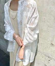 Kastane | ジャガード透けBIGシャツ(シャツ/ブラウス)