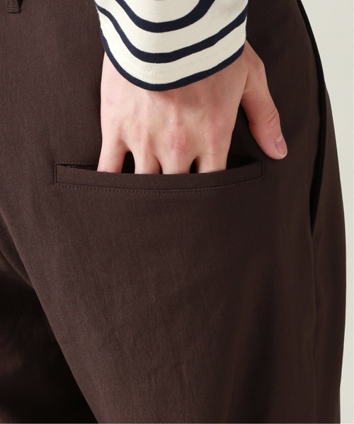 JOURNAL STANDARD（ジャーナルスタンダード）の「【EVALET / エバレット】TWILL 1Pイージーパンツ（その他パンツ・メンズ・カーキ/ブラック/ブラウン・MEDIUM/LARGE/SMALL）」の16枚目の写真