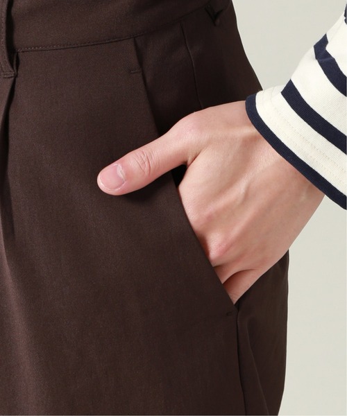 JOURNAL STANDARD（ジャーナルスタンダード）の「【EVALET / エバレット】TWILL 1Pイージーパンツ（その他パンツ・メンズ・カーキ/ブラック/ブラウン・MEDIUM/LARGE/SMALL）」の6枚目の写真