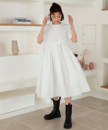 DONOBAN | カットソープリーツワンピース(ワンピース)