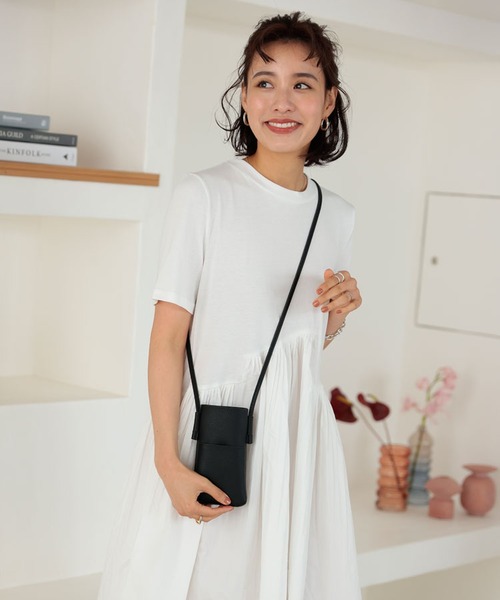 DONOBAN（ドノバン）の「カットソープリーツワンピース（ワンピース・レディース・ホワイト/ブラック・M）」の12枚目の写真