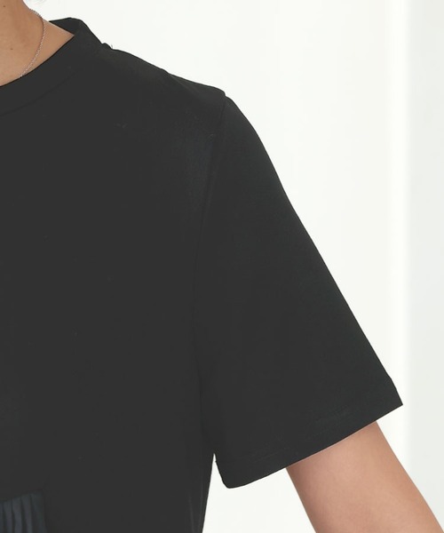 DONOBAN（ドノバン）の「カットソープリーツワンピース（ワンピース・レディース・ホワイト/ブラック・M）」の5枚目の写真