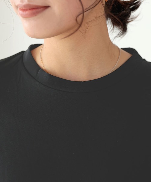 DONOBAN（ドノバン）の「カットソープリーツワンピース（ワンピース・レディース・ホワイト/ブラック・M）」の4枚目の写真