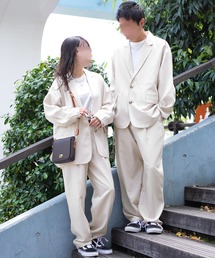 PairPair | テックリネンゆるテーパード(ユニセックス/セットアップ)(その他パンツ)