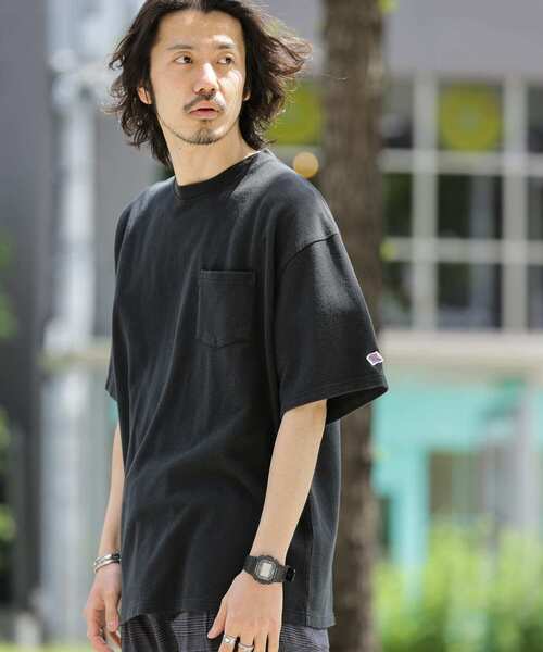 JEMORGAN(ジェーイーモーガン)の「『別注』JEMORGAN×Sonny Label ヘビーカノコTシャツ(Tシャツ/カットソー・メンズ・ブラック/パープル/オフホワイト/インディゴブルー/オートミール・MEDIUM/LARGE)」の3枚目の写真