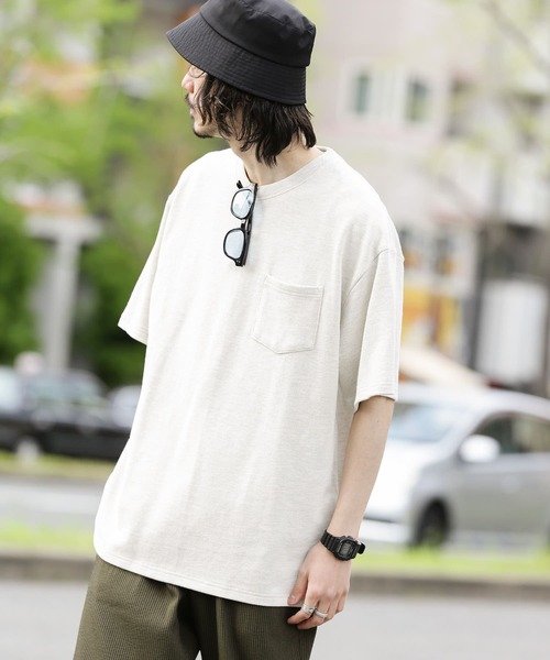 JEMORGAN(ジェーイーモーガン)の「『別注』JEMORGAN×Sonny Label ヘビーカノコTシャツ(Tシャツ/カットソー・メンズ・ブラック/パープル/オフホワイト/インディゴブルー/オートミール・MEDIUM/LARGE)」の6枚目の写真