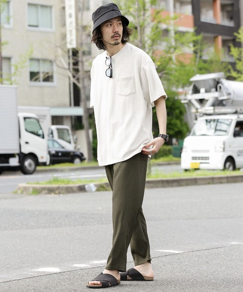 JEMORGAN(ジェーイーモーガン)の「『別注』JEMORGAN×Sonny Label ヘビーカノコTシャツ(Tシャツ/カットソー・メンズ・ブラック/パープル/オフホワイト/インディゴブルー/オートミール・MEDIUM/LARGE)」の7枚目の写真