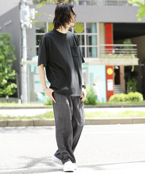 JEMORGAN(ジェーイーモーガン)の「『別注』JEMORGAN×Sonny Label ヘビーカノコTシャツ(Tシャツ/カットソー・メンズ・ブラック/パープル/オフホワイト/インディゴブルー/オートミール・MEDIUM/LARGE)」の17枚目の写真