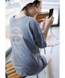 INGNI | BackサークルロゴチュニックTシャツ(Tシャツ/カットソー)