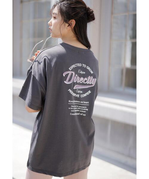 INGNI（イング）の「BackサークルロゴチュニックTシャツ（Tシャツ/カットソー・レディース・オフホワイト/カーキ/ブルー/スミクロ・M）」の10枚目の写真