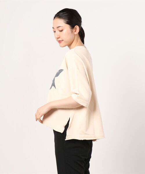 One Tea spoon(ワンティースプーン)の「ONE TEA SPOON STONE ISLAND SWEAT TEE (ワンティースプーン )(グレー)(23938)(Tシャツ/カットソー・レディース・グレー・S)」の3枚目の写真