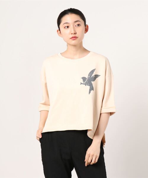 One Tea spoon(ワンティースプーン)の「ONE TEA SPOON STONE ISLAND SWEAT TEE (ワンティースプーン )(グレー)(23938)(Tシャツ/カットソー・レディース・グレー・S)」の11枚目の写真