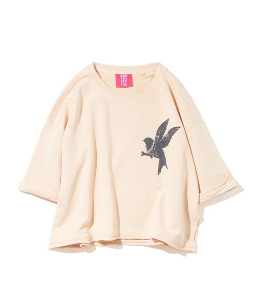 One Tea spoon(ワンティースプーン)の「ONE TEA SPOON STONE ISLAND SWEAT TEE (ワンティースプーン )(グレー)(23938)(Tシャツ/カットソー・レディース・グレー・S)」の5枚目の写真