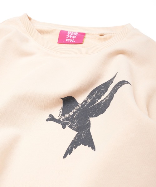 One Tea spoon(ワンティースプーン)の「ONE TEA SPOON STONE ISLAND SWEAT TEE (ワンティースプーン )(グレー)(23938)(Tシャツ/カットソー・レディース・グレー・S)」の7枚目の写真