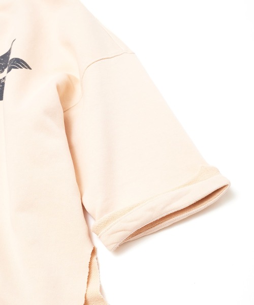 One Tea spoon(ワンティースプーン)の「ONE TEA SPOON STONE ISLAND SWEAT TEE (ワンティースプーン )(グレー)(23938)(Tシャツ/カットソー・レディース・グレー・S)」の9枚目の写真