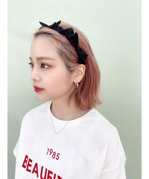 JUMELLE（ジュメロ）の「エマカチューシャ（カチューシャ・レディース・ブラック/ベージュ・FREE）」の3枚目の写真