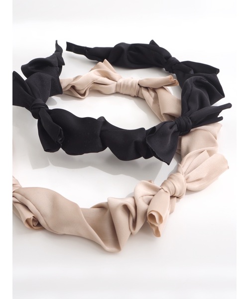 JUMELLE（ジュメロ）の「エマカチューシャ（カチューシャ・レディース・ブラック/ベージュ・FREE）」の15枚目の写真