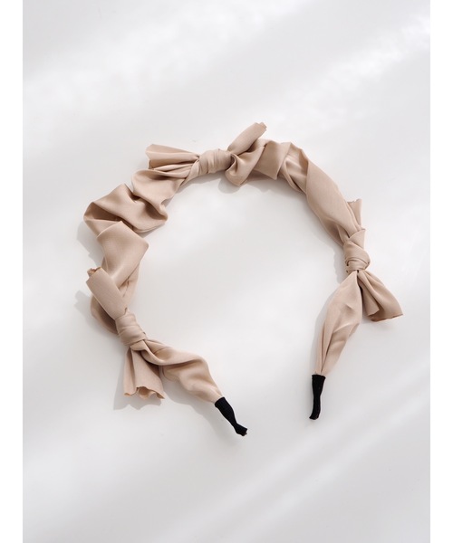 JUMELLE（ジュメロ）の「エマカチューシャ（カチューシャ・レディース・ブラック/ベージュ・FREE）」の14枚目の写真