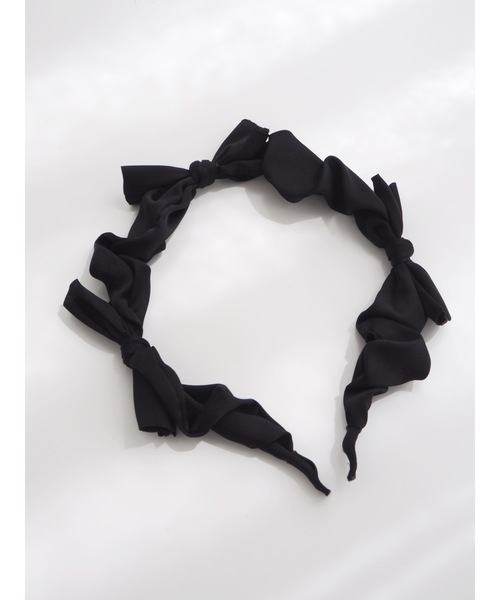 JUMELLE（ジュメロ）の「エマカチューシャ（カチューシャ・レディース・ブラック/ベージュ・FREE）」の13枚目の写真