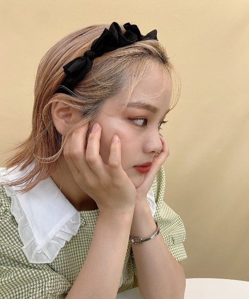 JUMELLE（ジュメロ）の「エマカチューシャ（カチューシャ・レディース・ブラック/ベージュ・FREE）」の22枚目の写真