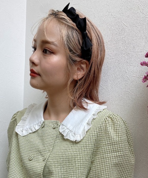 JUMELLE（ジュメロ）の「エマカチューシャ（カチューシャ・レディース・ブラック/ベージュ・FREE）」の21枚目の写真