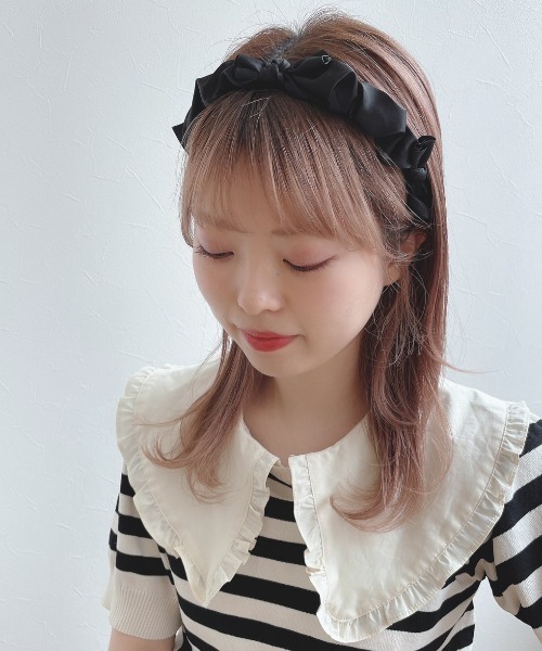 JUMELLE（ジュメロ）の「エマカチューシャ（カチューシャ・レディース・ブラック/ベージュ・FREE）」の20枚目の写真