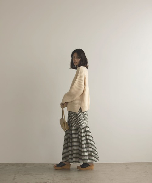 スカート marjour FLOWER TIERED SKIRT marjour(マージュール)の【HPS別注】FLOWER TIERED SKIRT通販