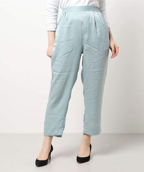 AMERICAN HOLIC（アメリカンホリック）の「バックポケットとろみテーパードパンツ ＊（その他パンツ・レディース・ブラック/カーキ/サックスブルー・M/L）」の8枚目の写真