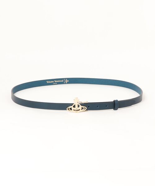Vivienne Westwood(ヴィヴィアンウエストウッド)の「82010052/41191BELTS SMALL LINE ORB BUCK(ベルト・レディース・ブラック/グリーン/ブルー・FREE)」の3枚目の写真